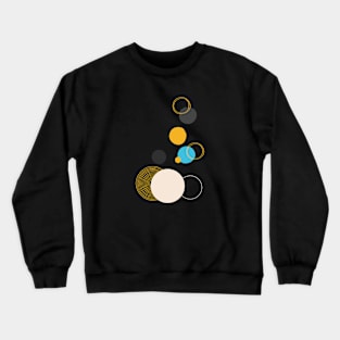 Abstract dot shaped pattern Crewneck Sweatshirt